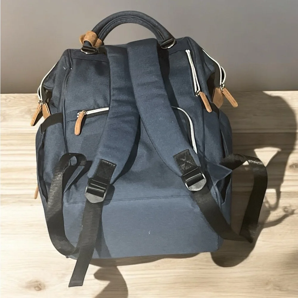 Lenappy the Richie Midnight Blue Diaper Bag.